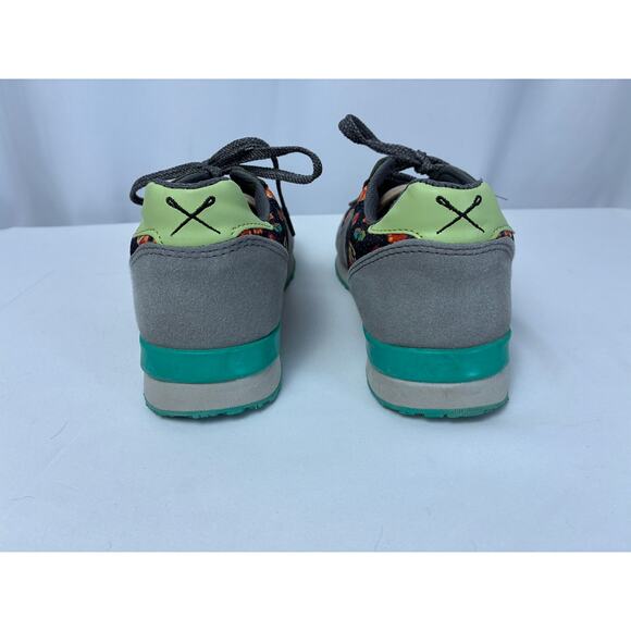 Inkkas Flutterby Vegan Jogger Sneakers Womens 7 Multi Butterfly Artsy Fun - Picture 4 of 8